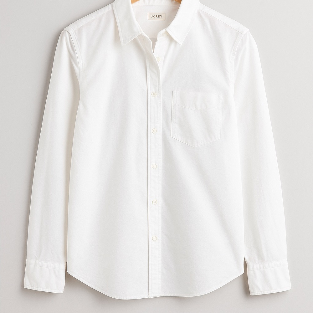 J. Crew Woman’s Classic White Button Down Shirt